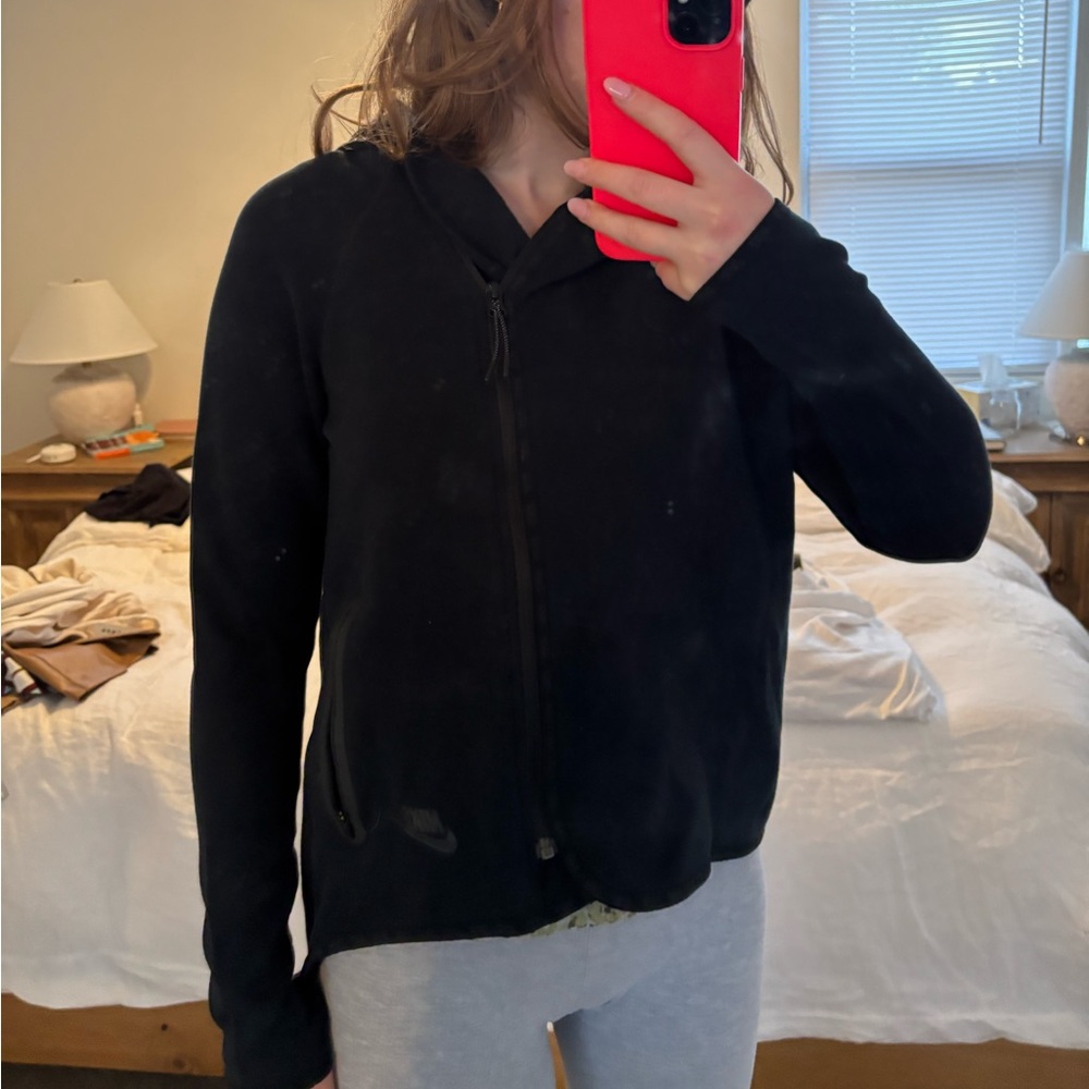 Nike zipper hoodie high and low style